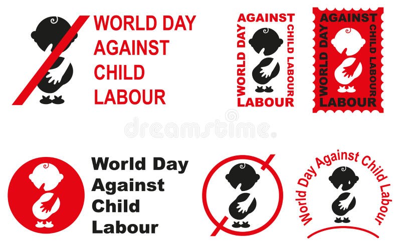World day against child labour royalty free illustration World day against child labour royalty free illustration