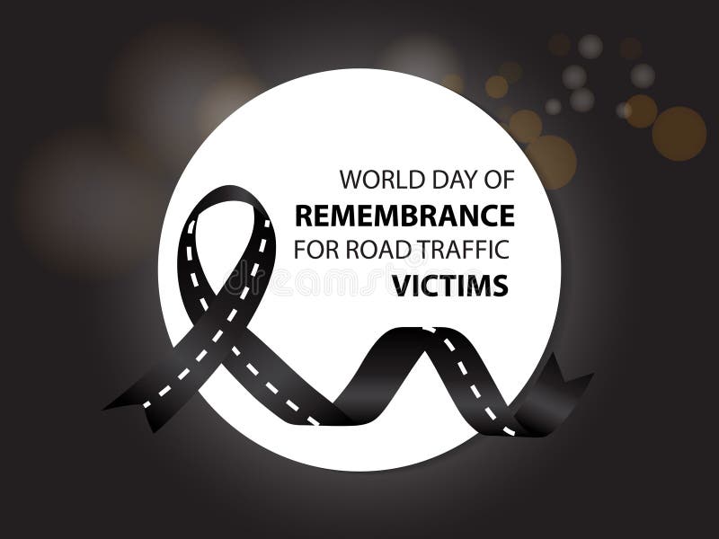 World Day of Remembrance for Road Traffic Victims Stock Illustration - Illustration of awareness, poster: 109163236