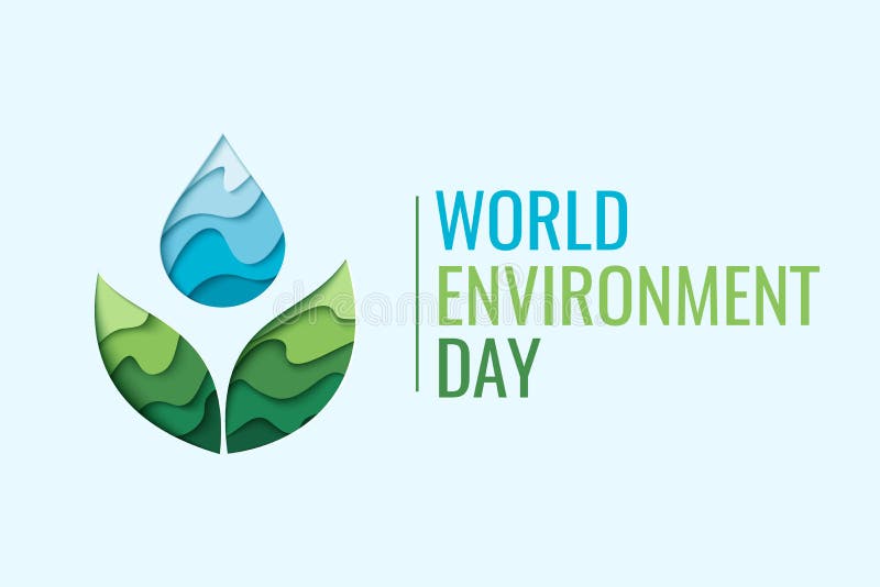 World Environment Day - waterdrop concept