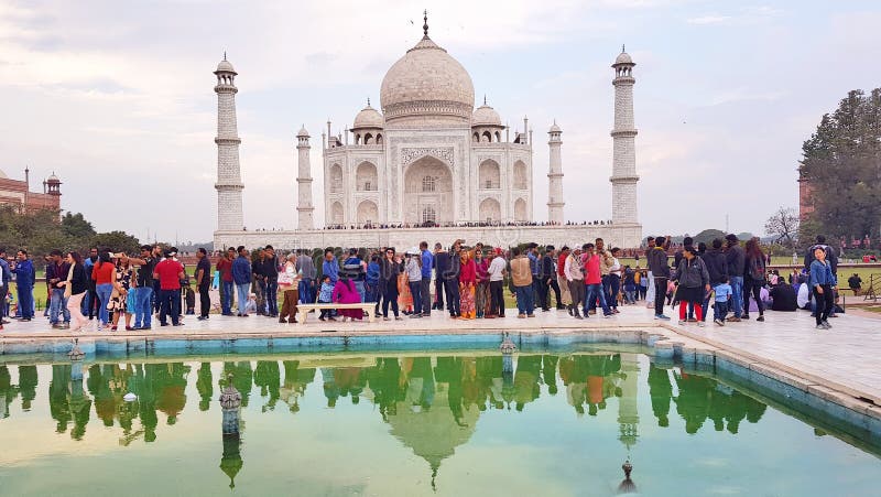 World Famous Symbol Of Love The Taj Mahal Editorial Stock Photo