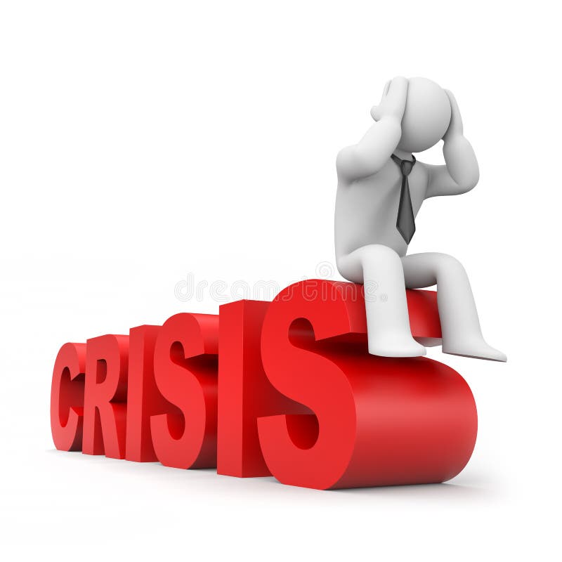 World financial crisis royalty free illustration World financial crisis royalty free illustration