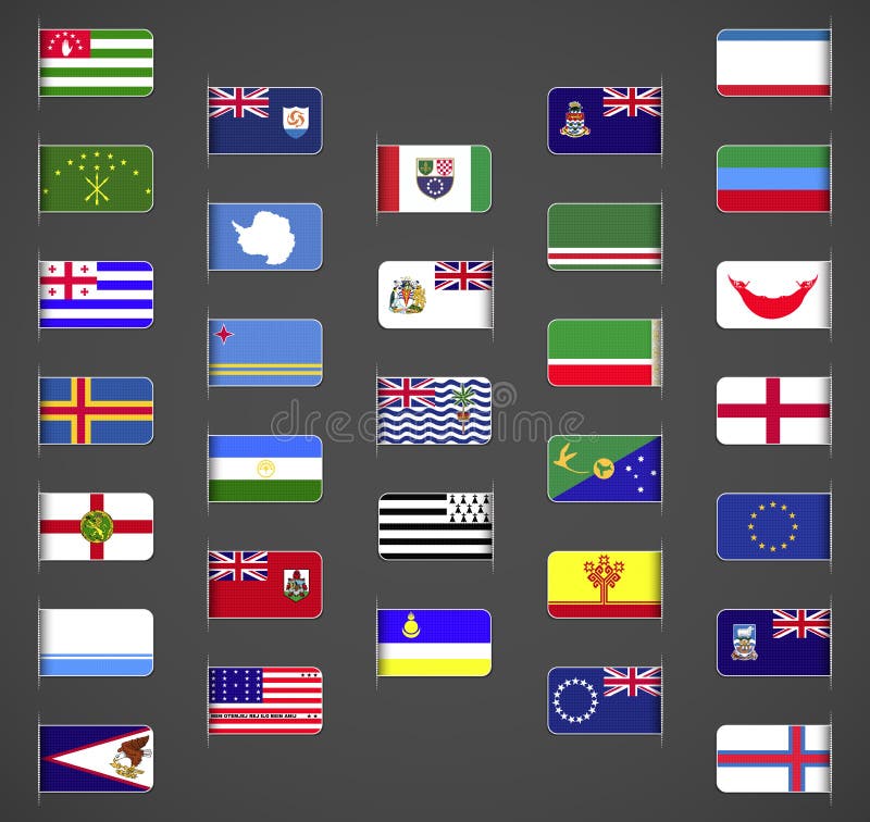 World flags collection, Others, part 1
