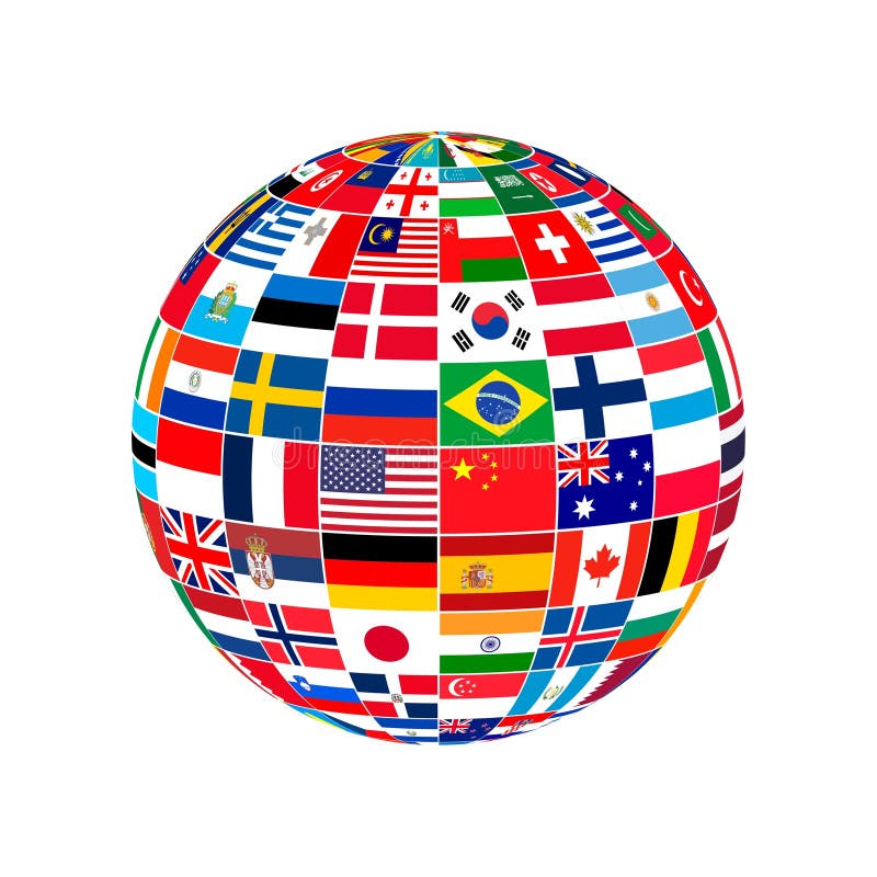 Flag Globe Different Country Flags Stock Illustrations – 617 Flag Globe  Different Country Flags Stock Illustrations, Vectors & Clipart - Dreamstime