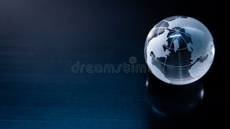 World globe crystal glass. Global business stock images World globe crystal glass. Global business stock images