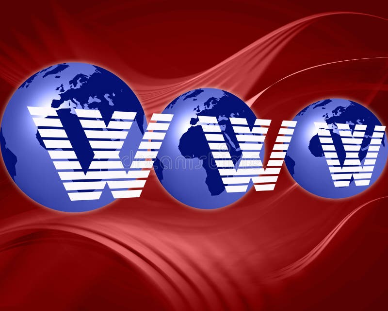 World globe internet background