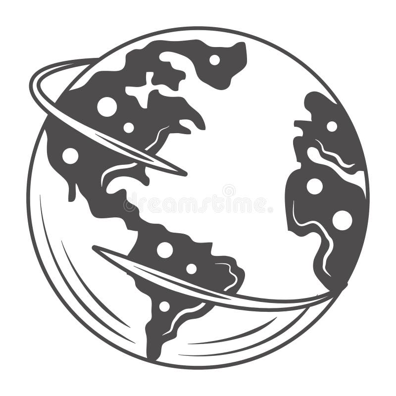 World Globe Map Geolocation Pins Travel Around Icon Stock Vector World Globe Map Geolocation Pins Travel Around Icon Stock Vector