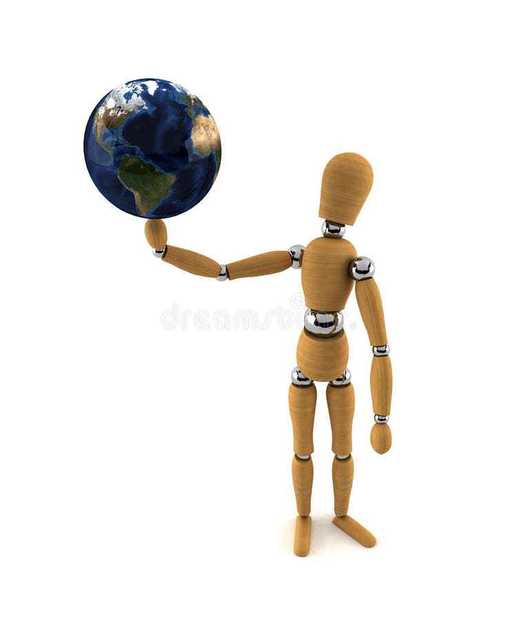 The world at hand stock images