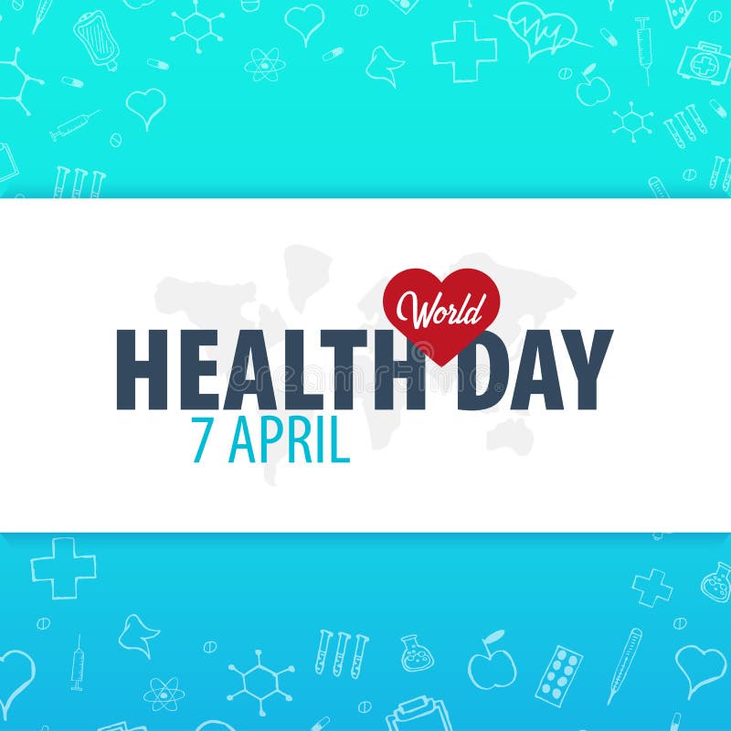 World Health day. 7 april. Medical banner. Vector illustration.