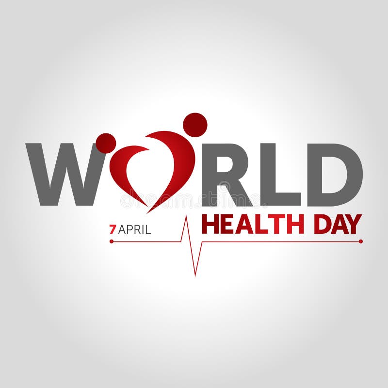 7 april world health day concept design vector illustration