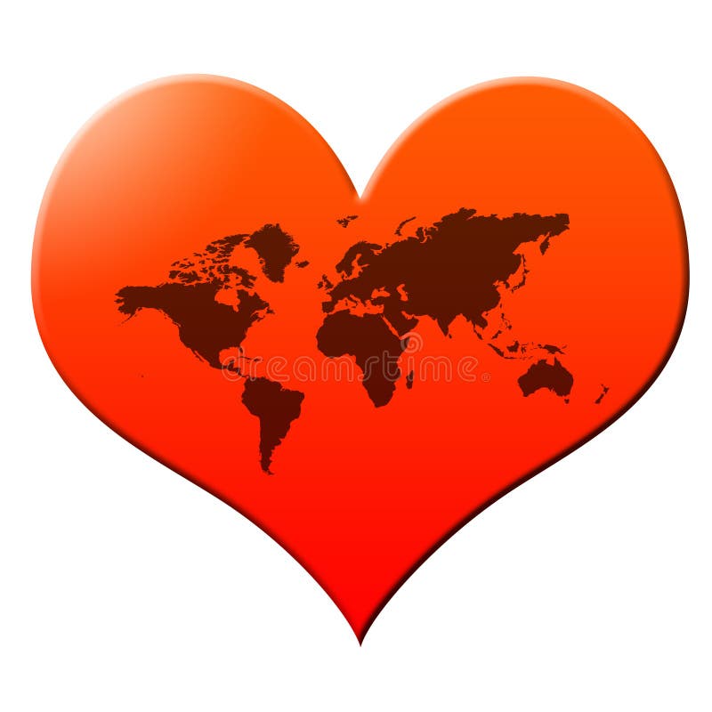 Caring about the world wih a warm heart. Caring about the world wih a warm heart