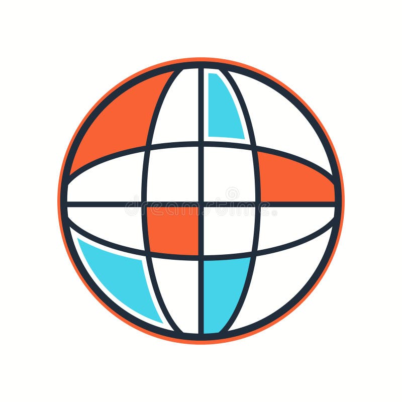 World icon vector image on white background vector illustration