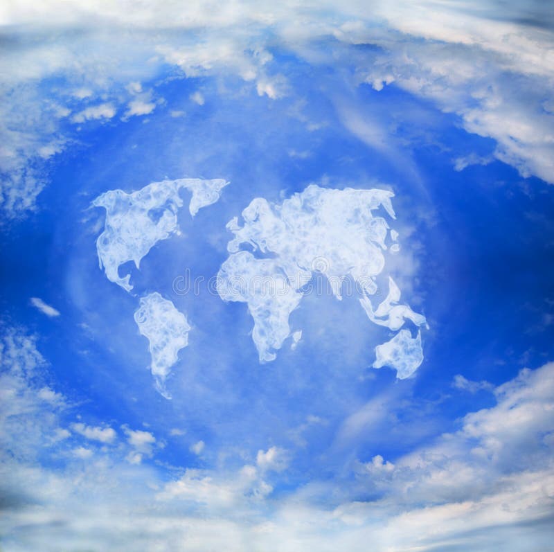 World map royalty free stock photography