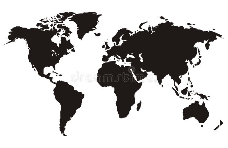 World Map. S, continents and travel World Map. S, continents and travel