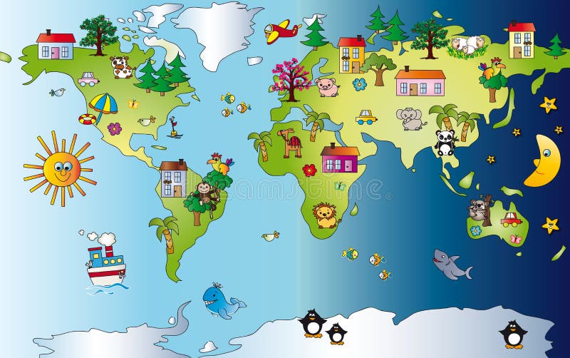 World map royalty free illustration World map royalty free illustration