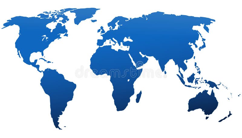 World map stock illustration
