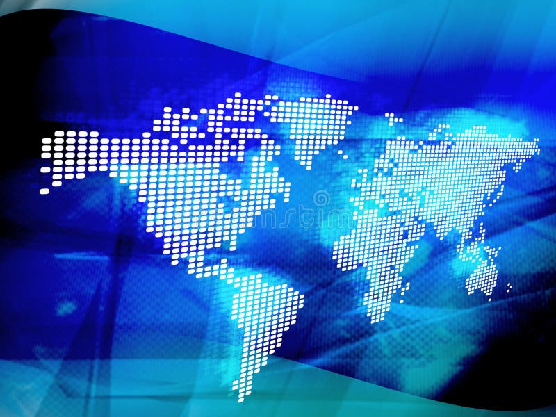 World map royalty free illustration