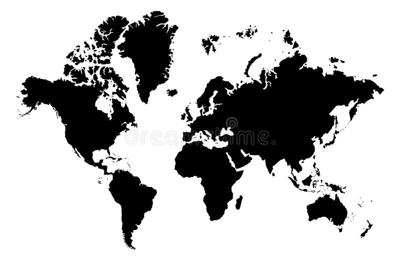 World map stock illustration