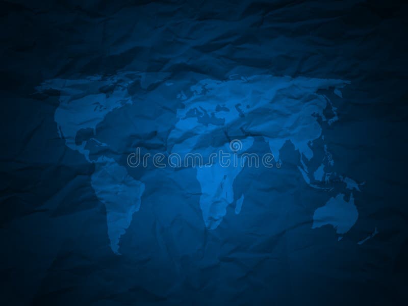 World map blue texture