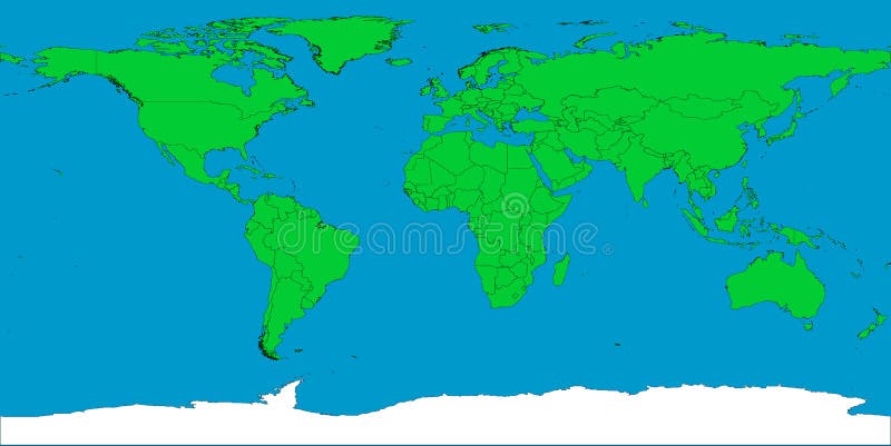 World Map Blank Borders Mobil Pribadi