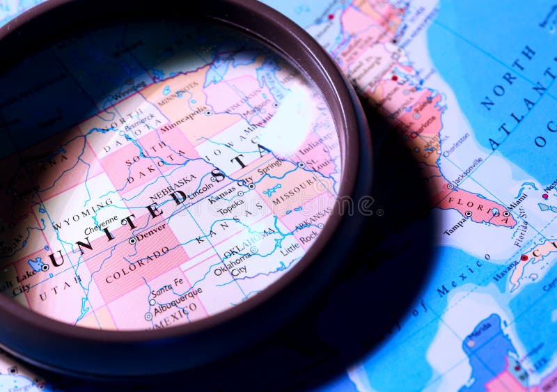 World map stock photography