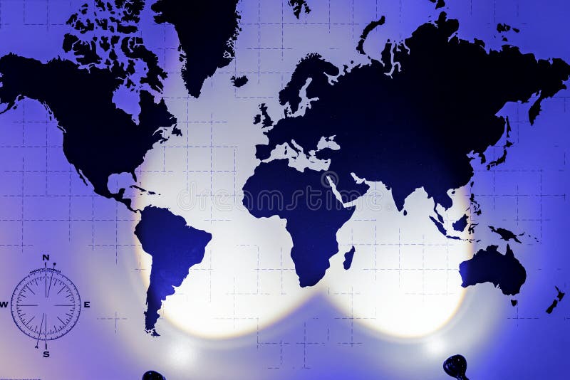 World Map With The Image Of Countries And Continents On The Wall With Light Stock Image Image Of International Abstract World Map With The Image Of Countries And Continents On The Wall With Light Stock Image Image Of International Abstract
