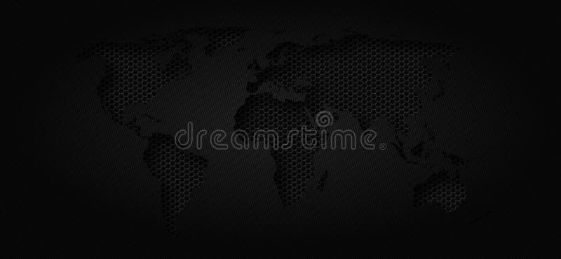 World Map Industrial Black Texture Stock Illustrations – 61 World Map ...