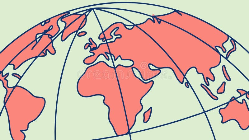 World Map med Abstract Orbit Vector Global Connectors vektordesign Generative AI. En konceptuell vektorillustration av en världskarta omgiven av abstrakta orbitala linjer som symboliserar globala förbindelser internationella resor och sammanlänkning. Perfekt för logistikutbildning eller globala affärsteman. Den här grafiken visar visuellt hur vår värld är sammankopplad med informationsflödet eller utformningen av resvektorn Generativ AI