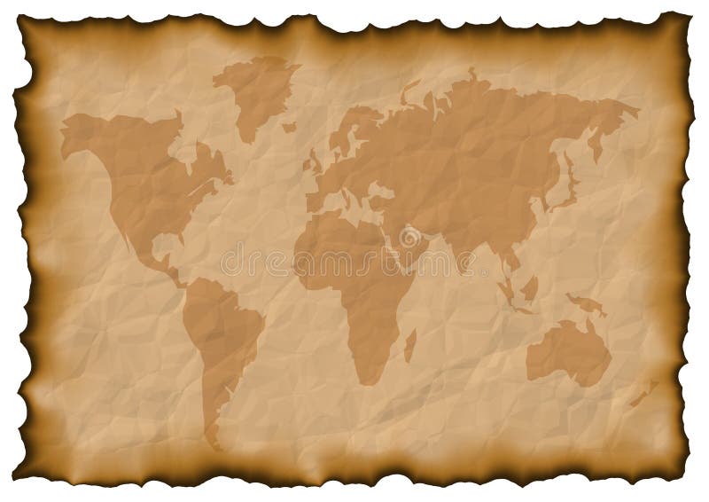 World map old