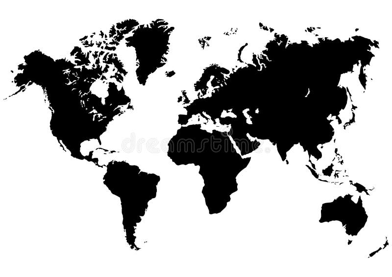 WORLD MAP IN VECTOR