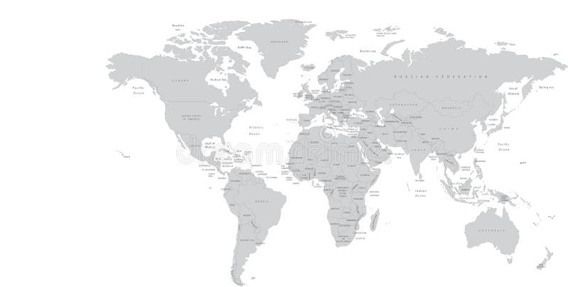 World Map in detail