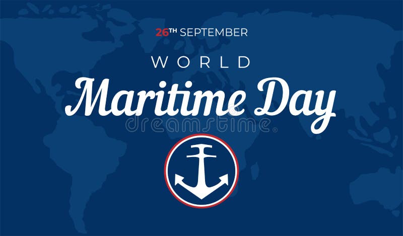 World Maritime Day vector stock vector. Illustration of card - 159422923