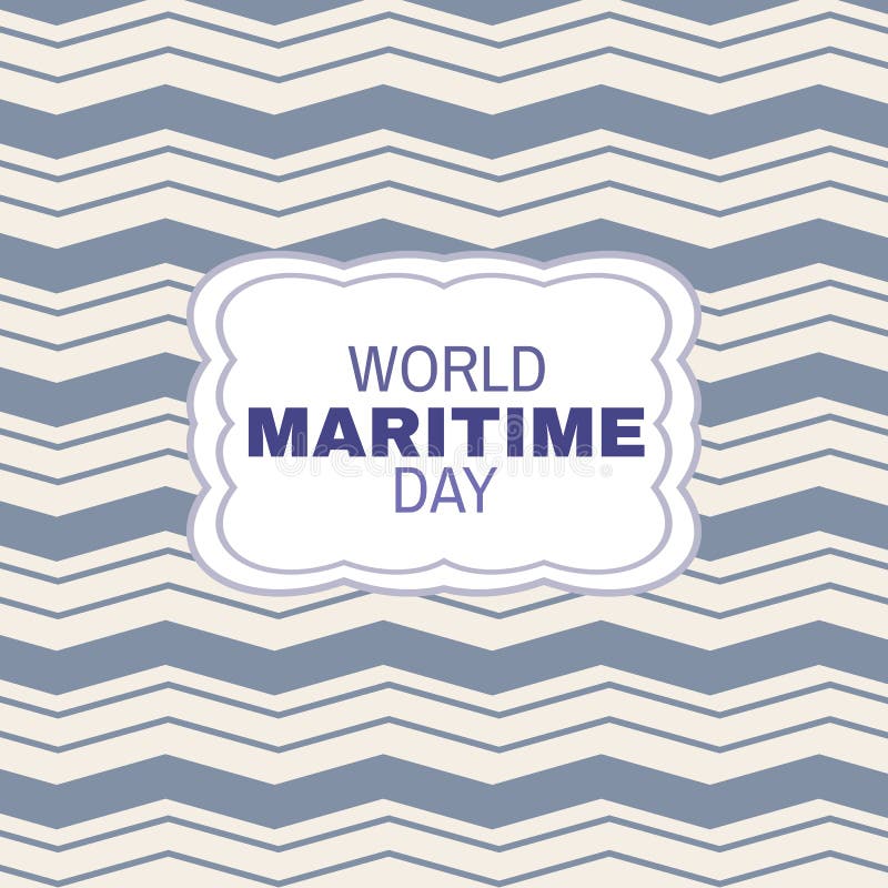 World maritime day1 stock vector. Illustration of nature - 124027291