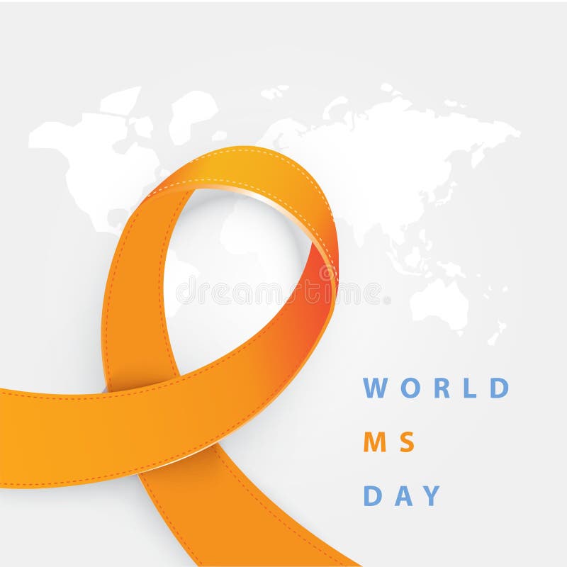 Multiple Sclerosis Orange Stock Illustrations – 283 Multiple Sclerosis ...