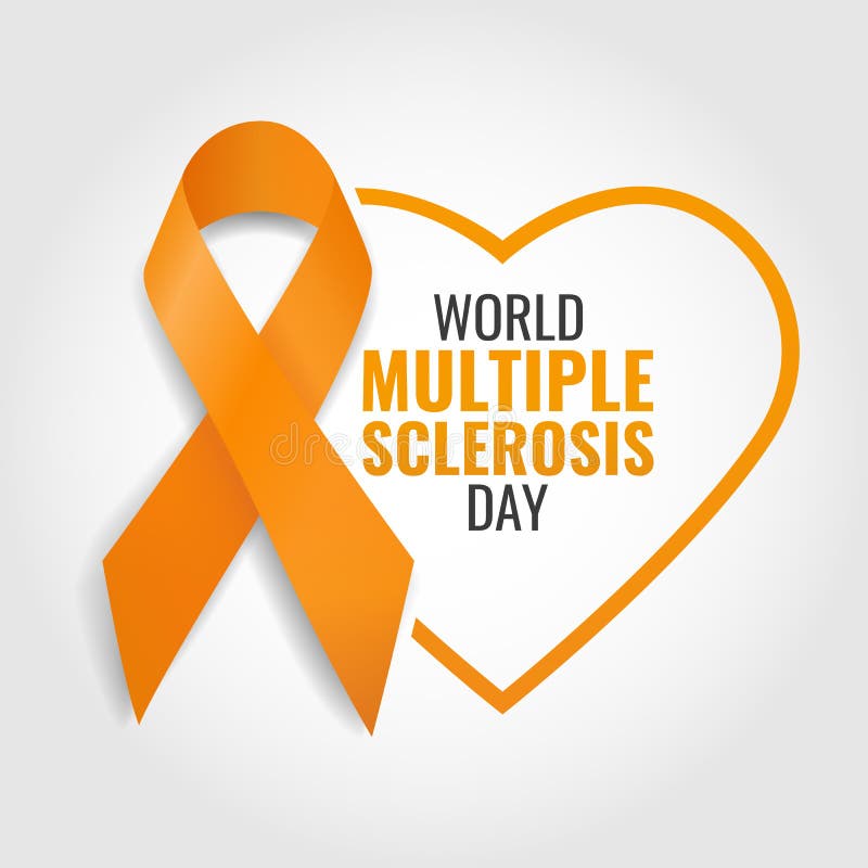 World Multiple Sclerosis Day Stock Vector Illustration of nervous
