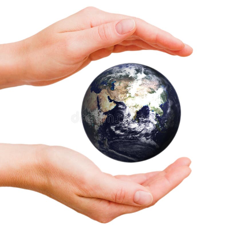 World in my hands royalty free stock photo