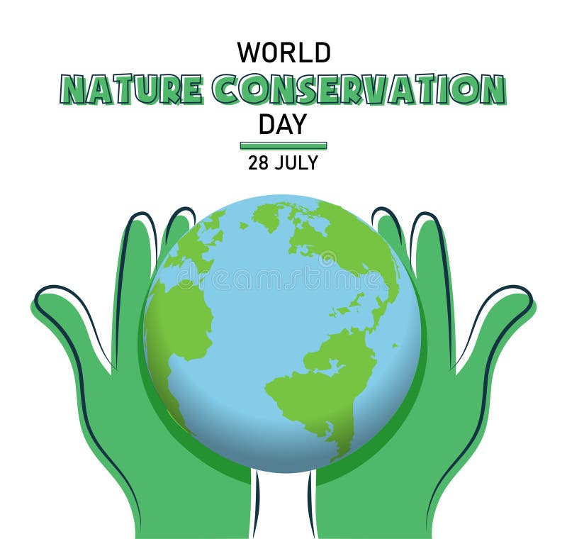 World Nature Conservation Day, Earth on Hand Symbol of Care and ...