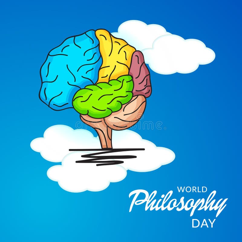 World Philosophy Day. stock illustration