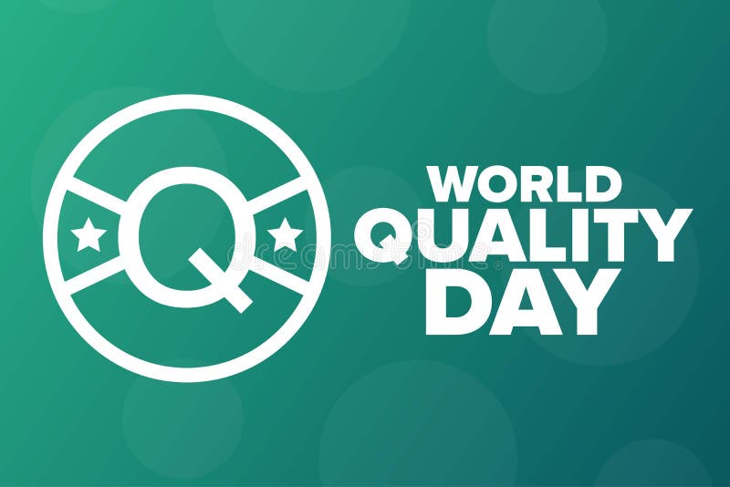 World Quality Day. Second Thursday in November. Holiday Concept Stock