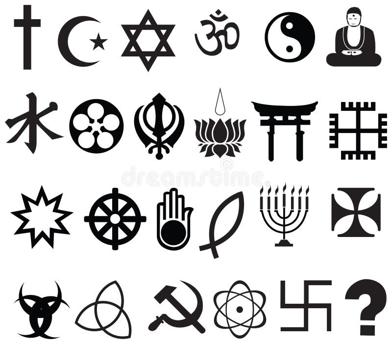 World religion symbol royalty free illustration World religion symbol royalty free illustration