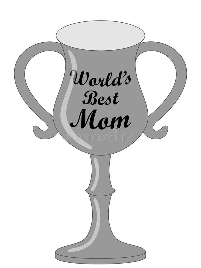 Download World's best mom trophy stock vector. Image of success - 10028206