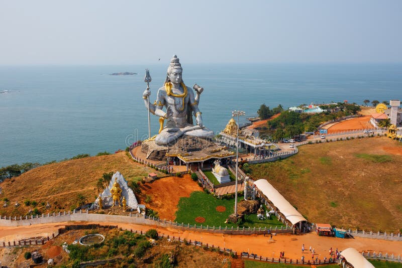 World`s Second Tallest Statue of Lord Shiva Stock Photo Image of