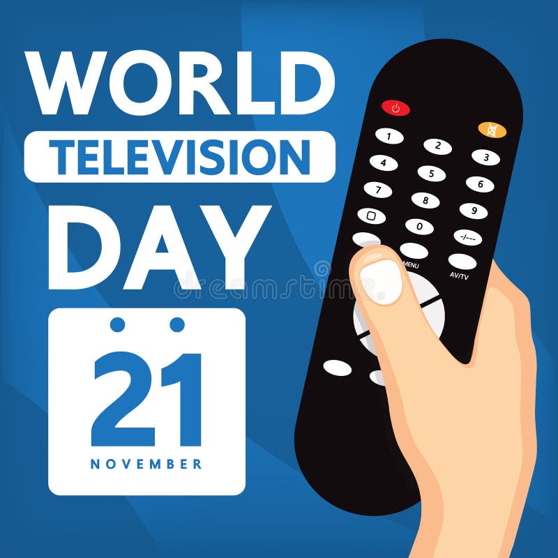 World Television Day . Vector Design . Stock Vector Illustration of