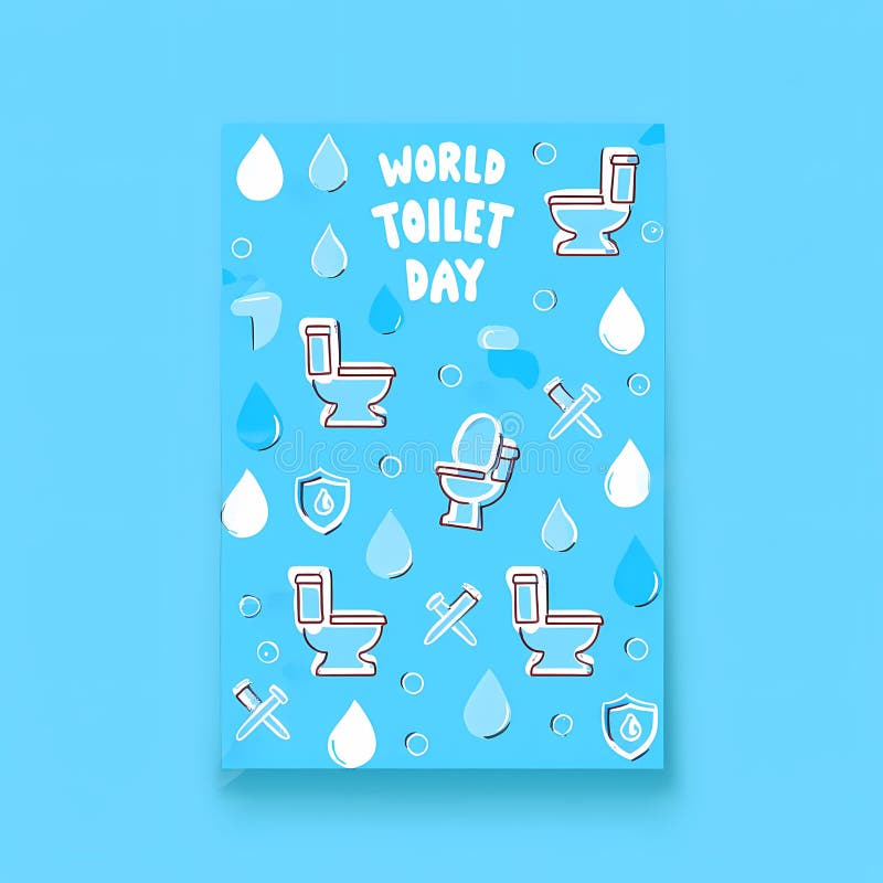 World Toilet Day Awareness Campaign Illustration vector illustration
