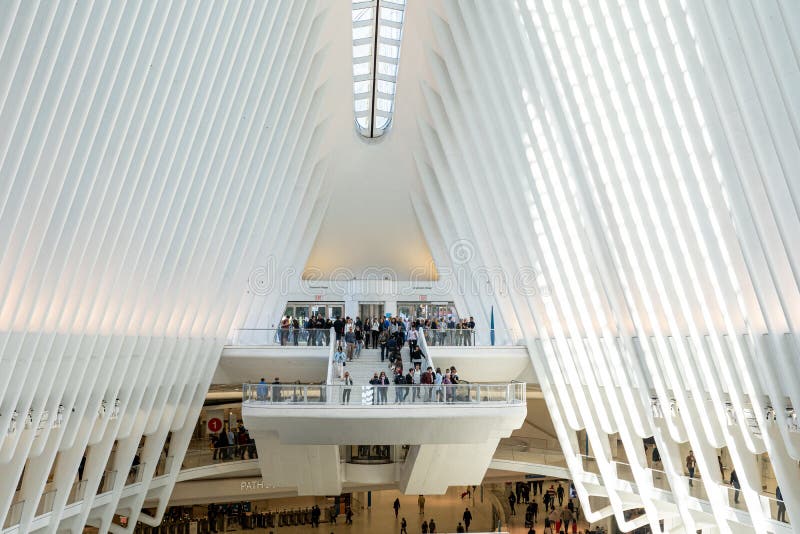 World Trade Center Station στη Νέα Υόρκη, ΗΠΑ στοκ φωτογραφίες World Trade Center Station στη Νέα Υόρκη, ΗΠΑ στοκ φωτογραφίες
