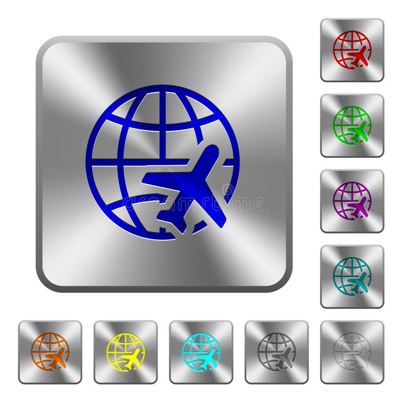 World Map buttons stock vector. Illustration of collage - 3996245