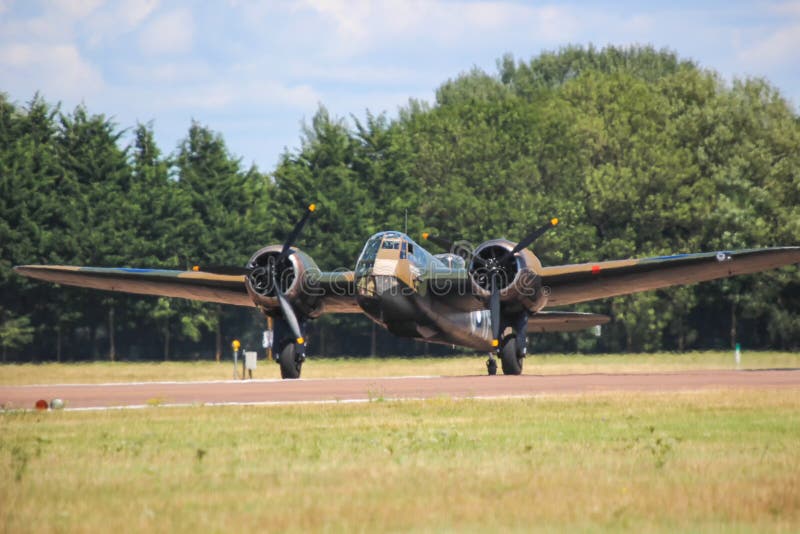 A World War II Bristol Blenheim light bomber royalty free stock photo