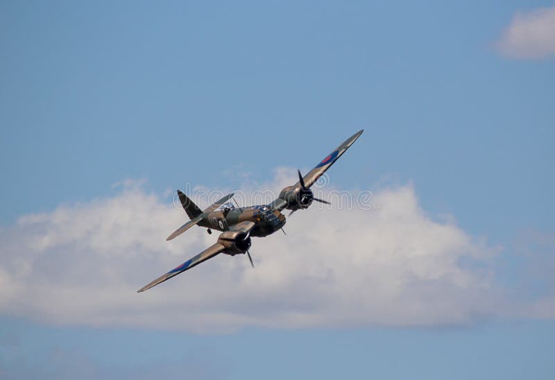 A World War II Bristol Blenheim light bomber royalty free stock images