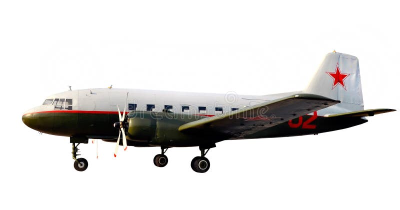 World war lend-lease airplane dc-3 li-2