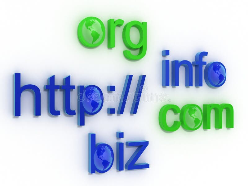 World Wide Web isolated on white. World wide web computer illustrations