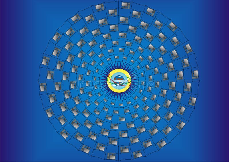 World Wide Web computer. Internet. World wide web computer vectors